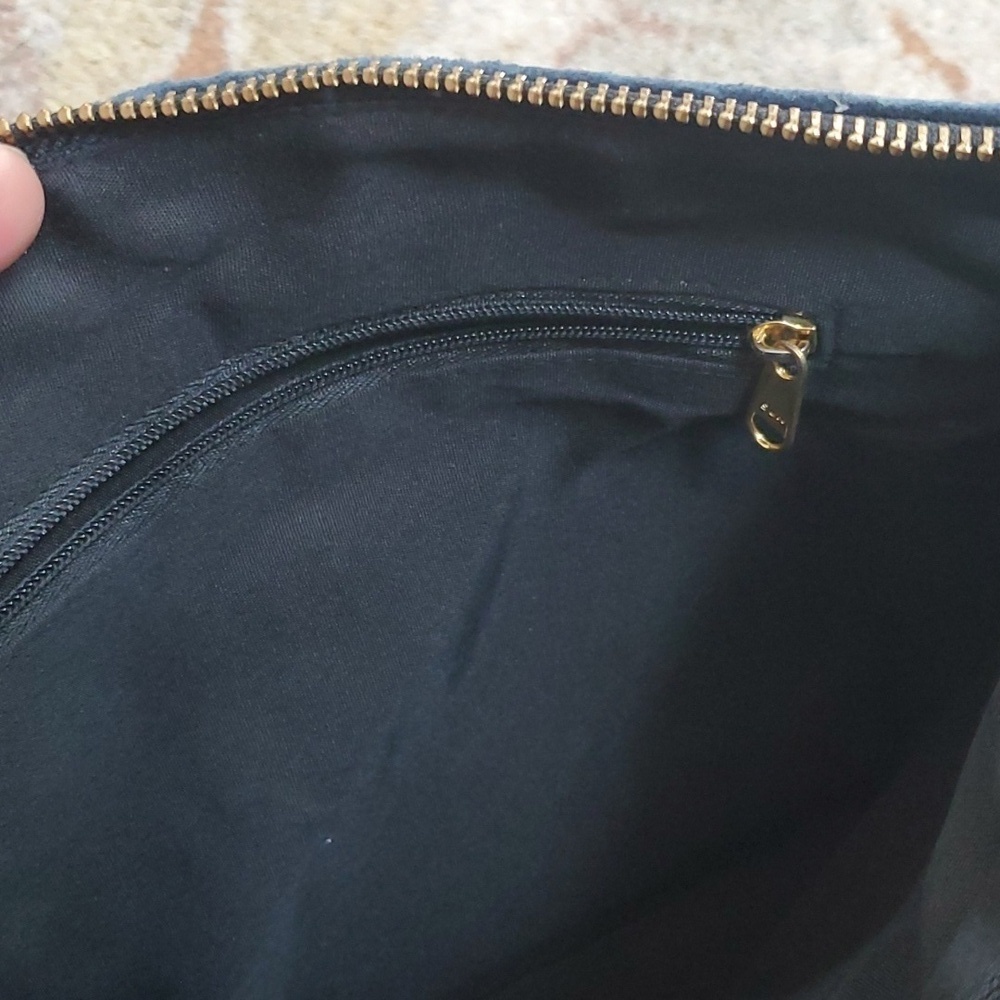 Paper Source navy Fringe Pouch - Picture 7 of 7